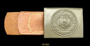 Mint Heer Feldgrau Buckle with 1942 Tab