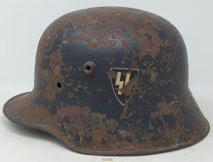 Phenomenally Rare, Early Style Emblem SS Helmet