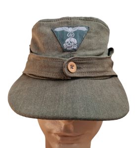 Waffen-SS M-43 Cap, Service Used
