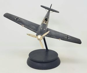 Luftwaffe Desk Ornament, Me109 in Steel