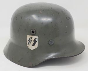 Fine Waffen-SS M35 Helmet by Quist