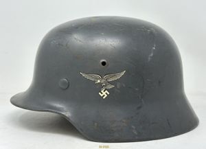 On Hold (d.c.) M35 DD Luftwaffe Helmet UNIT Marked ET66