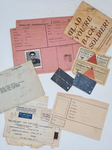 Historic US Bomber Crewman's POW Grouping