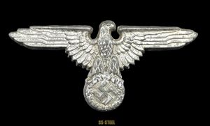 Waffen-SS visor cap eagle RZM M1/72 Fritz Zimmermann