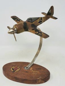 Focke-Wulf FW-190 Southern Front Theater Pilot's Souvenir Desktop Ornament