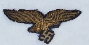 Luftwaffe General Officer's Bullion Eagle