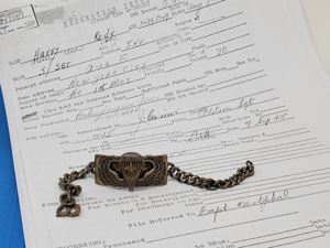 (a.h.)OSS Veteran-obtained “Airborne” Bracelet