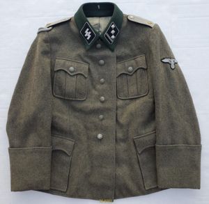 NAMED, Service-Used Waffen-SS Pionier Officer Tunic,