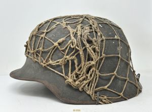 Camo Netted M40 Helmet NAMED