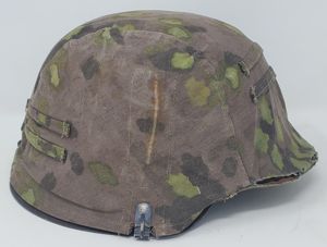 Service Used Waffen-SS Helmet Cover