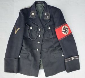 RESERVED (m.g.) Striking, Rare SS-TV “Oberbayern” NCO Tunic in Black