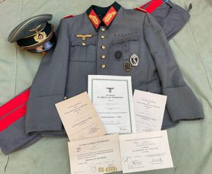 Heer Generalmajor Rudolf Keil's Uniform and Documents