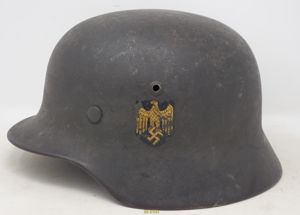 Sharp Kriegsmarine M35 / 40 Single Decal Helmet
