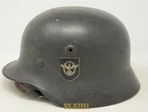 Sharp, Service Used M40 Polizei Helmet by Quist