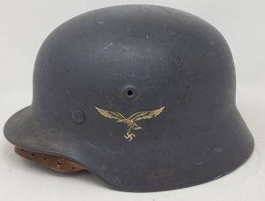 Outstanding GI Mail-home Luftwaffe M40 Helmet