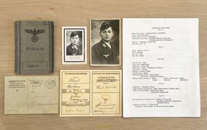 Luftwaffe Paratrooper FJ RGT 1 Wehrpass KIA Italy