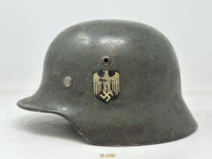 Heer M35 Ex DD Helmet, RARE Size 60