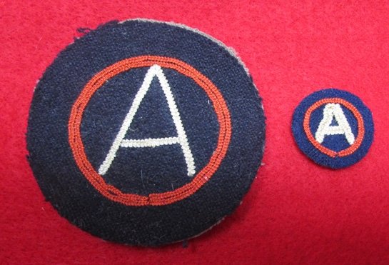  US WWI 3rd Army SSI Lot, Two Patches. — image 2