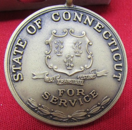  US WWI Connecticut State Service Medal, Boxed, Identified US Navy — image 4
