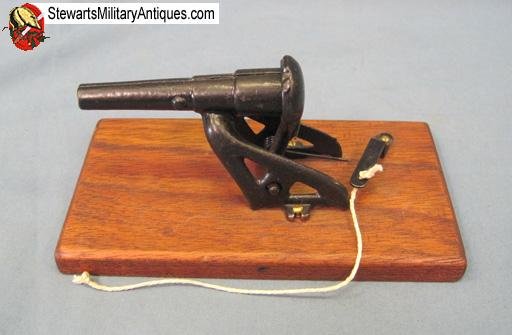  US Late 19th, Early 20th Century Toy Steel Cannon — image 2