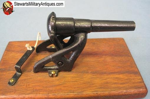  US Late 19th, Early 20th Century Toy Steel Cannon — image 3