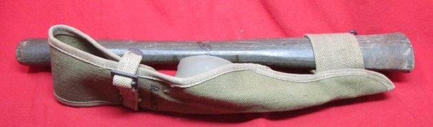  US WWI-WWII Pick Mattock & Carrier — image 2