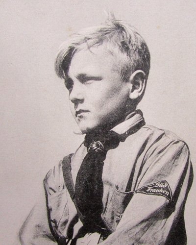  German WWII Deutsche Jungvolk Postcard, Sud-Franken — image 3