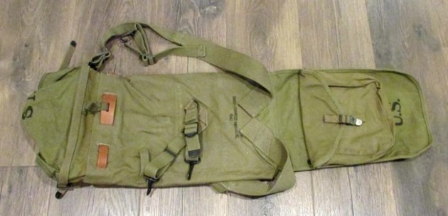  US WWII M1928 Haversack, Baker-Lockwood 1942, Complete — image 3