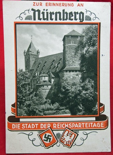  German WWII Postcard, 1936 Reichsparteitag Nurnberg — image 2