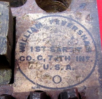  US WWI Era Equipment Marking Set, Wooden Box — image 4