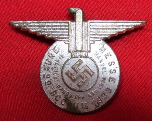  German WWII 1933 Tinnie, Braune Messe Bochum — image 2