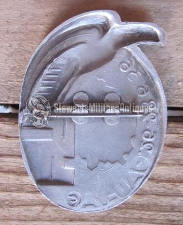  German WWII, Koblenz-Trier Gautag Tinnie, 1936 — image 3