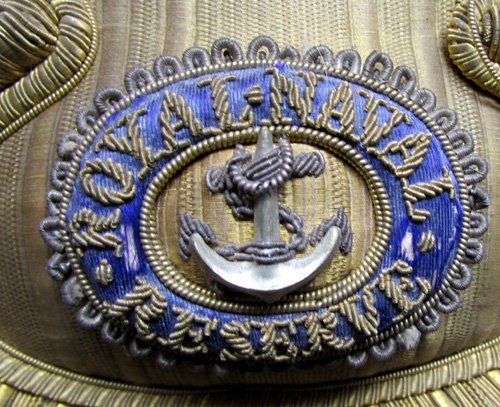  British Victorian Era, Royal Navy Reserves Officer Dress Epaulettes, Cased — image 7