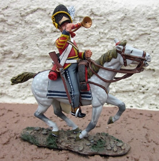  King & Country, Age of Napoleon, NA084,  Scots Greys Bugler — image 2