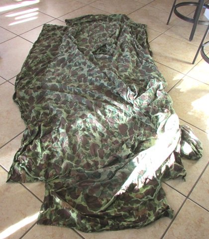  US WWII Camouflage Jungle Hammock or Tent Cover — image 3