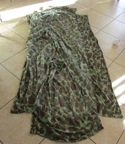  US WWII Camouflage Jungle Hammock or Tent Cover — image 4