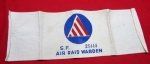 US WWII Era San Francisco Air Raid Warden Arm Band