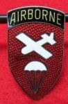 US WWII Era Distinctive Unit Insignia, Airborne Command, Screwback