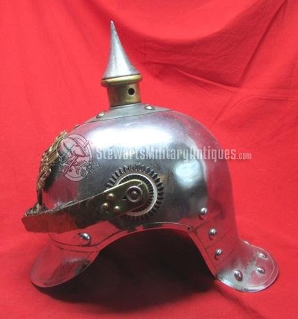  Prussian WWI, M1915 Enlisted Cuirassier Helmet, Restored — image 2