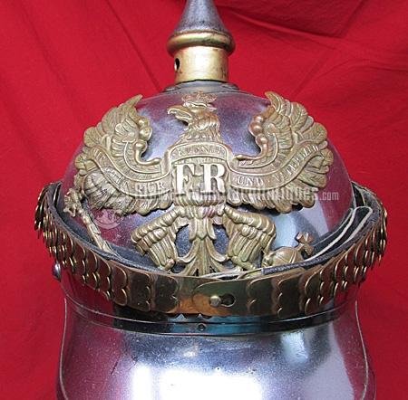  Prussian WWI, M1915 Enlisted Cuirassier Helmet, Restored — image 3