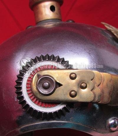  Prussian WWI, M1915 Enlisted Cuirassier Helmet, Restored — image 6