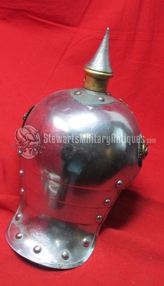 Prussian WWI, M1915 Enlisted Cuirassier Helmet, Restored — image 7