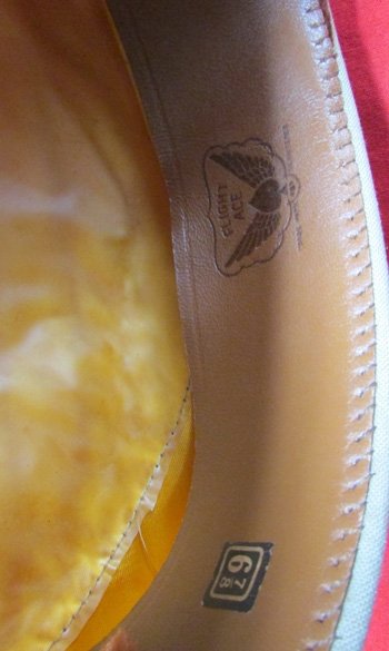  US Korean War Army Officers Tan Visor Cap, Flight Ace, 50 Mission Crussh — image 6