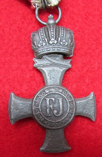  Austrian WWI Military Merit Cross with Crown — image 3