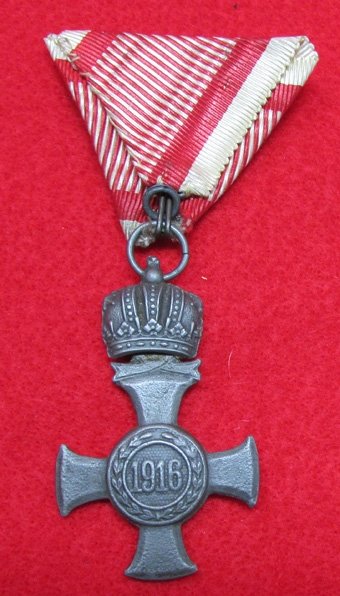  Austrian WWI Military Merit Cross with Crown — image 4