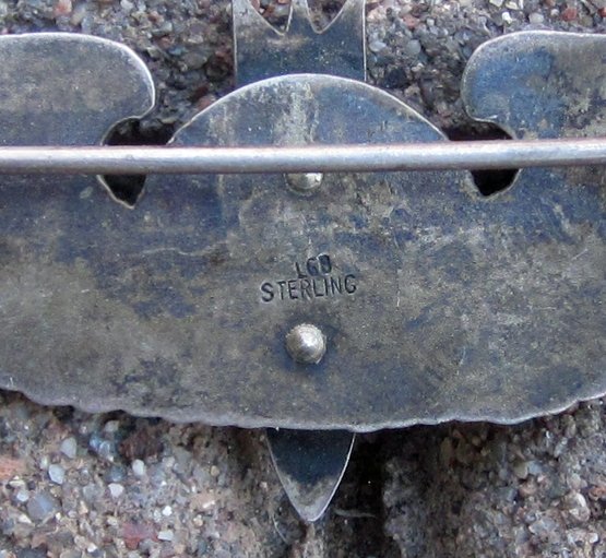  US WWII USAAF Bombardier Wings, Sterling, LGB Marked — image 4