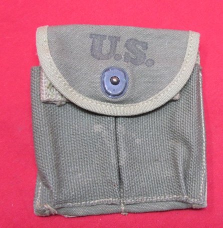  US WWII, M1 Carbine Magazine Pouch, KADIN 1943 — image 2