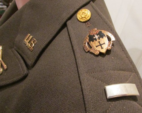  US WWII Identified Army Officers Uniform Coat, 1st Cavalry Division — image 4