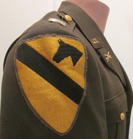  US WWII Identified Army Officers Uniform Coat, 1st Cavalry Division — image 6