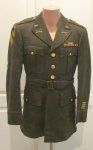 US WWII Identified Army Officers Uniform Coat, 1st Cavalry Division